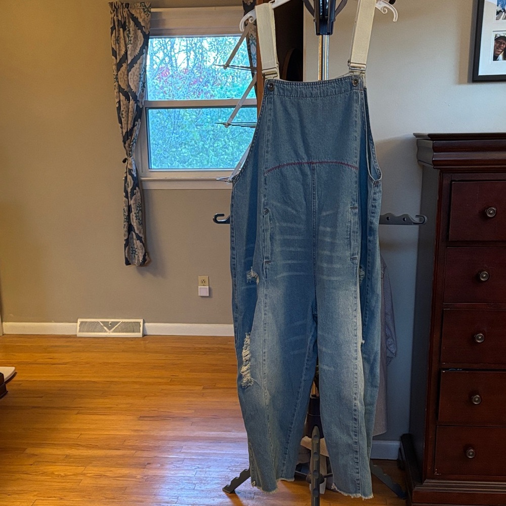 Blue Denim Overalls